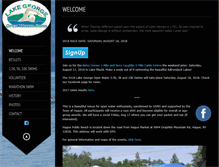 Tablet Screenshot of lakegeorgeswim.com
